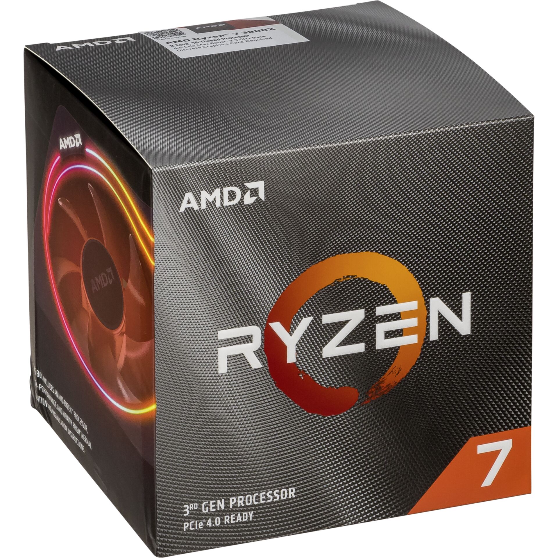 AMD Ryzen 7 3800x Box AM4 Wraith Prism cooler 7nm (14-594820) | TIA ...