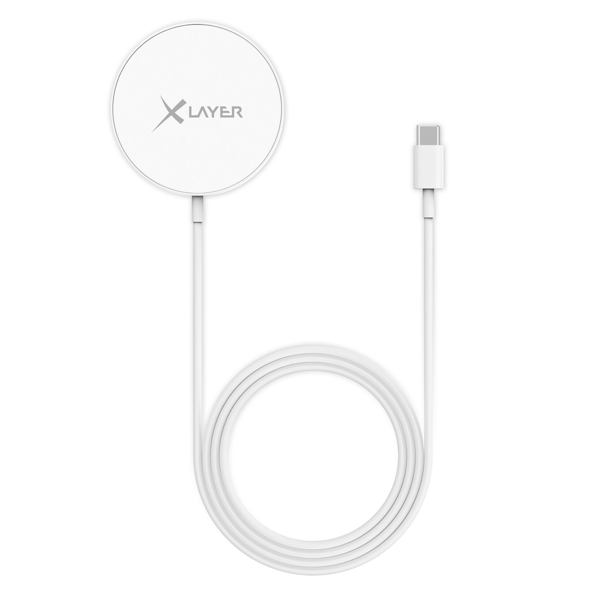 XLayer Wireless Charging Pad 15W White (14663077) TIA Mobiteli