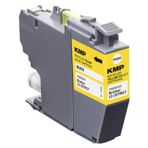 KMP B58YX ink cartridge yellow comp. with Brother LC-3219XLY 3