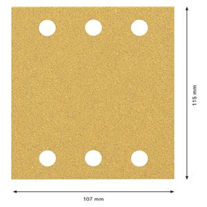 Bosch Sanding Pad C470,115x107 K60,10x EXPERT 2