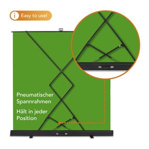 walimex pro Roll-up Panel Background 210x220cm green 6