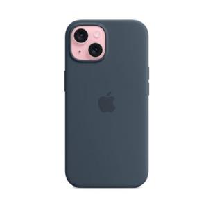 Apple iPhone 15 Silicone Case with MagSafe - Storm Blue