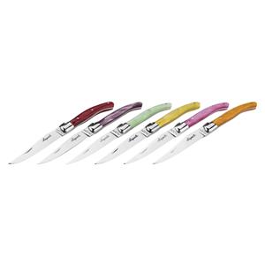 Jean Dubost Laguiole      6 pcs. Steak Knives Set Mixed Colours 2