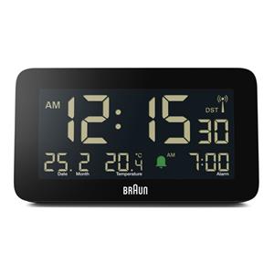 BRAUN BC10 DCF-B Radio alarm clock black 2