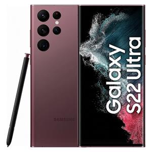 Samsung Galaxy S22 Ultra S908 5G Dual Sim 12GB RAM 256GB Burgundy crveni - korišten uređaj +gratis original smart led view cover 