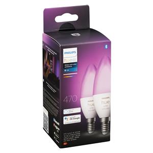 Philips Hue LED Lampe E14 2er Set 5,3W 320lm White Color Amb. 2