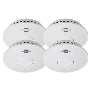 Brennenstuhl Funk Smoke Detector Set, 4x RM L 3101