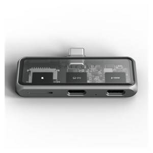 Satechi USB-C PD Mobile XR Hub & MicroSD Card Reader space grey