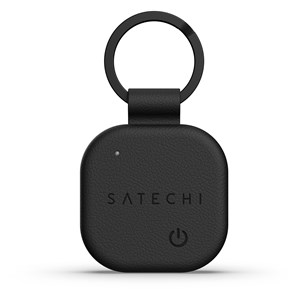Satechi Vegan-Leather FindAll Keychain Black