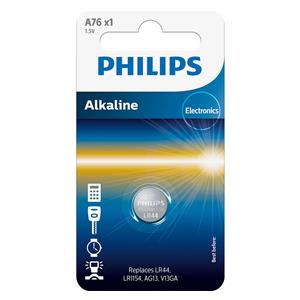 Philips Alkaline 1.5V Knopfzelle (LR44 / LR1154) - baterija