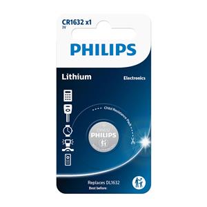 Philips Lithium 3.0V Knopfzelle CR1632 - baterija