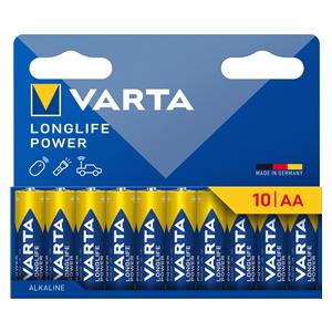 1x10 Varta Longlife Power Mignon AA LR 6              04906121761