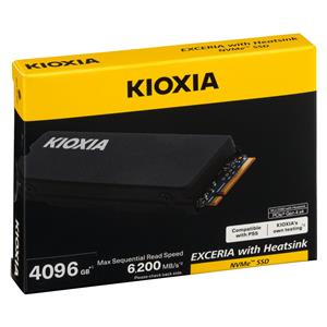 KIOXIA EXCERIA HeatSink NVMe 4TB M.2 2280 PCIe Gen4x4
