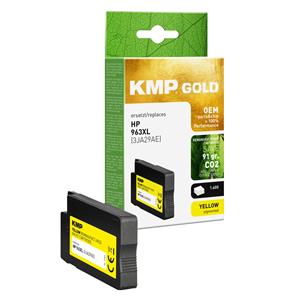 KMP Tintenpatrone yellow kompatibel mit HP 3JA29AE 963 XL