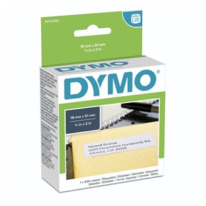 Dymo Removable Multi purpose 19mm x 51mm 1 x 500 pcs 11355