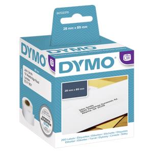 Dymo Address Labels 99010 89mm x 28mm / 2 x 130 labels