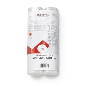 MagicVac 2 Vakuumierfolienrollen 30 cm x 6 m