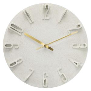 Hama Wanduhr Korfu beige    30cm 3D Ziffern                185880