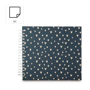 Hama Lovely Spiral blue 28x24 50 white Pages 7702