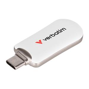 Verbatim Plectra White     256GB USB-C Flash Drive          30230
