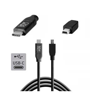 Tether Tools USB-C zu 2.0 Mini B 5-Pin 4,60m schwarz