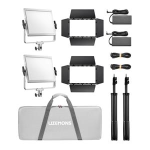 Godox Litemons LP400R 2x Kit LED Panel Licht RGB