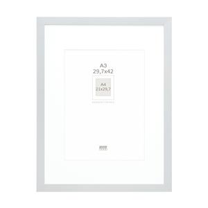 Deknudt S66KD1 P1 DIN A3 29,7x42 Holz silber mit Passepartout