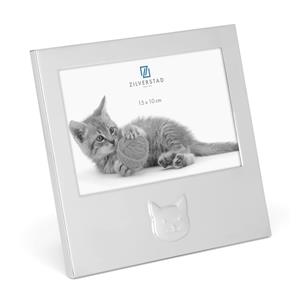 Zilverstad Katze           15x10 Metall Portrait          6917231