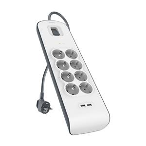 Belkin Steckdosenleiste 8-fach 2 Meter Netzkabel  BSV804vf2M-V2