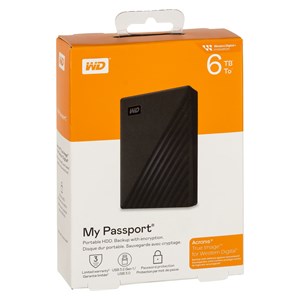 Western Digital My Passport 6TB Black USB 3.2 Gen 1