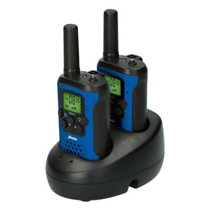 Alecto Walkie Talkie 2er Set 7 km Reichweite, Blau /Schwarz