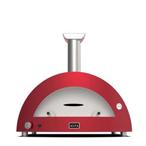 Alfa Forni Moderno 5 Pizze Hybrid Antik Rot