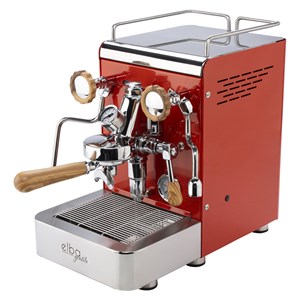 Elba Gentile verkehrsrot RAL3020 Siebträgermaschine + GRATIS 1 KG vrhunske Li'L PAL kave u zrnu