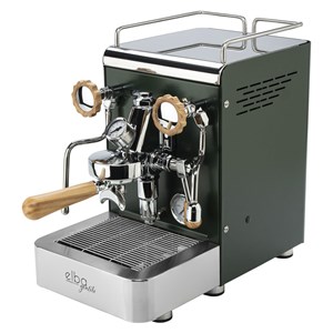 Elba Gentile tannengrün RAL6009 Siebträgermaschine + GRATIS 1 KG vrhunske Li'L PAL kave u zrnu