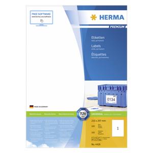 Herma Premium Labels 210x297 100 Sheets DIN A4 100 pcs. 4428