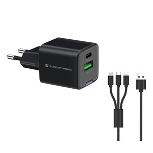 Conceptronic ALTHEA16B 2-Port 33W GaN USB PD Charger