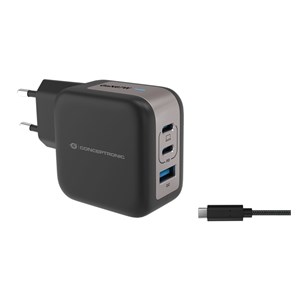 Conceptronic ALTHEA17B 3-Port 67W GaN USB PD Charger