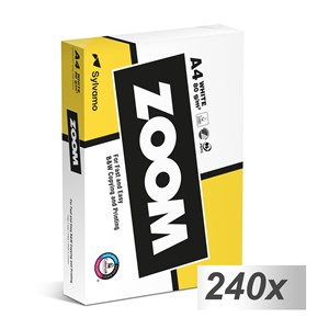 120.000 Blatt ZOOM Kopierpapier A 4, 80 g, weiß (Palette)