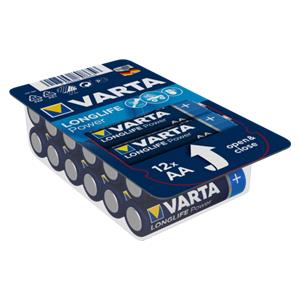 1x12 Varta Longlife Power AA LR06 Ready-To-Sell Tray Big Box