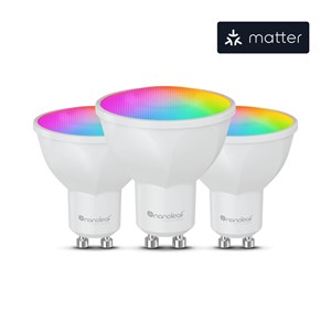 Nanoleaf Essentials Matter WLAN Smart Bulb GU10 - 3PK