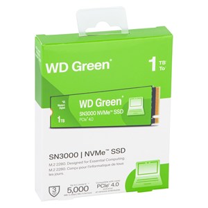 Western Digital Green SSD    1TB M.2 2280 PCI 4.0 SN3000