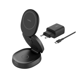 Belkin Boost Charge foldab. mag. 3-in-1 Charg. Qi2 bl. WIZ034kqBK