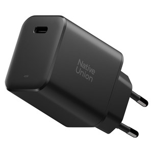 Native Union 45W USB-C PD Fast GaN Wall Charger Black