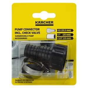 Kärcher Pumpenanschluss inkl. Rückschlagventil, 3 /4 und 1