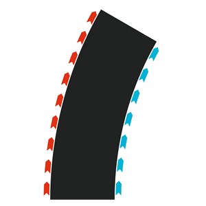 Carrera Hybrid Curves Radius 2 30° (2x L, 2x R)