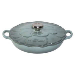 Le Creuset Gourmet-Profitopf Blume 26 cm sea salt