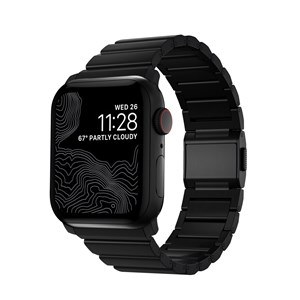 Nomad Strap Titanium Black V2 46mm /49mm Connector Black