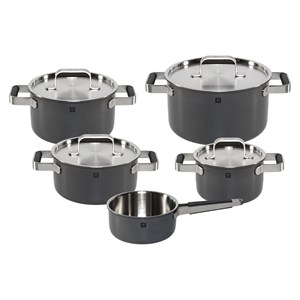 Zwilling Pure Kochgeschirrset 5-tlg. 18 /10 Grau