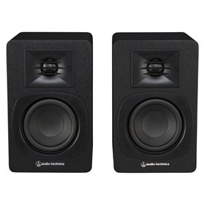 Audio-Technica AT-SP3X schwarz Kompaktlautsprecher BT (Paar)