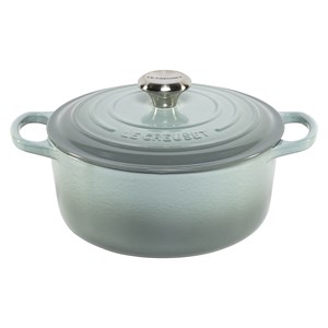 Le Creuset Signature Bräter rund 24 cm sea salt